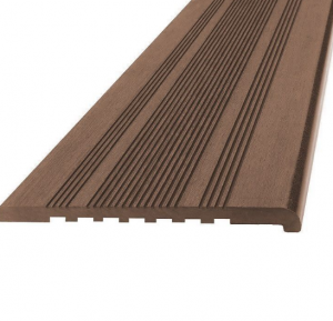 Ступень дпк Ecodeck полнотелая коричневый